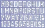 Stencil Helix Lettering 30mm