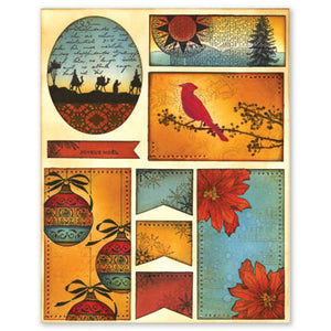 Sticker Sheet Penny Black Christmas At Dusk