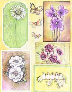 Sticker Sheet Penny Black Spring Charm