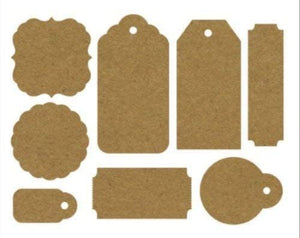 Paper Tags & Shapes Kaisercraft - Raw