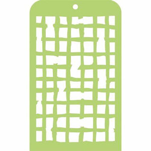 Template Kaisercraft Mini 3.5x5.5" Rough Grid