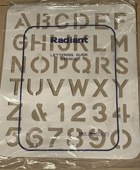 Stencil Radiant 40mm