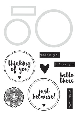 Die & Stamp Set Kaisercraft - Card Frames