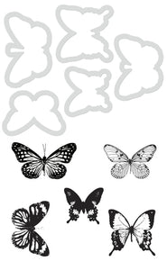 Die & Stamp Set Kaisercraft - Butterflies
