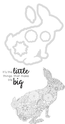 Die & Stamp Set Kaisercraft - Rabbit
