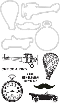 Die & Stamp Set Kaisercraft - Gentleman