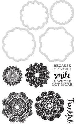 Die & Stamp Set Kaisercraft - Doilies