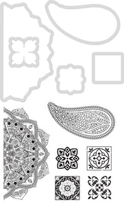 Die & Stamp Set Kaisercraft - Mosaic
