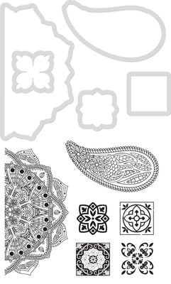Die & Stamp Set Kaisercraft - Mosaic
