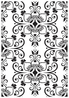 Embossing Folder - Ornate Flourish Plate