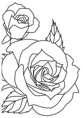 Embossing Folder - Sketched Rose