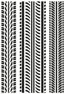 Embossing Folder - Tyre Treads