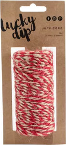 Jute Cord Kaisercraft Red