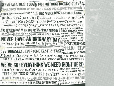 Paper Kaisercraft - Scrap Yard Collection - Cut & Paste