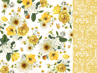 Paper Kaisercraft - Golden Grove Collection - Gold Dahlia