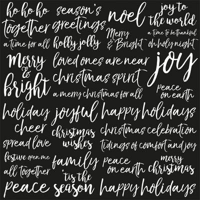 Paper Kaisercraft - Peace & Joy Collection - Specialty Gloss - Joyful